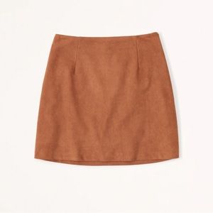 Abercrombie Vegan Suede Skort